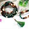 Green Agate Mala and Bracelet for Heart Chakra to Unfolds unconditional love and fosters harmonious relationships