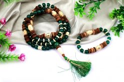 Green Agate Mala and Bracelet for Heart Chakra to Unfolds unconditional love and fosters harmonious relationships