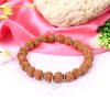 5 Mukhi Rare Rudraksha Bracelet - Chikna To Enhances awareness