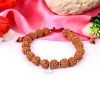 5 Mukhi Rare Rudraksha Bracelet - Semi Chikna - For enhances learning, knowledge, awareness and concentration