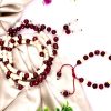 Ruby Mala and Bracelet for Solar Chakra to Enhances leadership skills and improves concentration