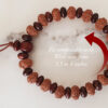 10 Mukhi Rudraksha Krishna Bracelet with Red Sandalwood To promote creativity, peace, perseverance and joy