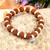 10 Mukhi Rudraksha Krishna Bracelet - To release stress, bestows creativity, prosperity, success and confidence