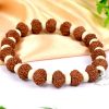 10 Mukhi Rudraksha Krishna Bracelet - To release stress, bestows creativity, prosperity, success and confidence