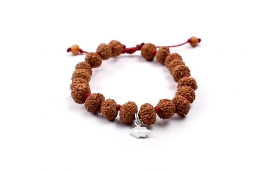 10 Mukhi Rudraksha Krishna Bracelet - Silk Thread To releases fear