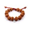 10 Mukhi Rudraksha Krishna Bracelet - Silk Thread To releases fear