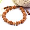 10 Mukhi Rudraksha Krishna Bracelet with Sandalwood For releasing fear and worries