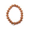 10 Mukhi Rudraksha Krishna Bracelet - Silver Chakri To release fears