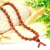 10 Mukhi Krishna Mala with Carnelian For blessings of fruitful relationship, happiness and wealth