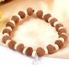 11 Mukhi Rudraksha Ekadash Bracelet - White Spacers For Improves memory