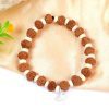 11 Mukhi Rudraksha Ekadash Bracelet - White Spacers For Improves memory