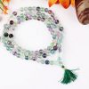 Fluorite Round Necklace Mala