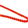 Red Carnelian Necklace - Round Mala - To brings good luck and opportunity