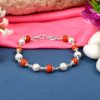 Trendy Pearl Coral bracelet