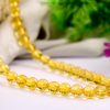 Citrine Round Faceted Necklace Mala