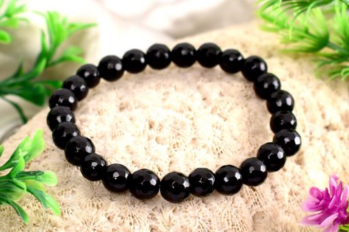 Black Onyx Bracelet - To encourage happiness and good fortune