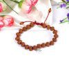 8 Mukhi Rudraksha Ganesha Bracelet - Silk Thread To enhanced wisdom