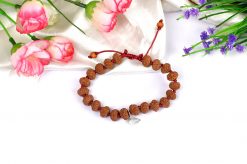 8 Mukhi Rudraksha Ganesha Bracelet - Silk Thread To enhanced wisdom