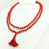 Coral Necklace Mala