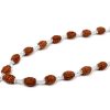 3 Mukhi Rudraksha Mahajwala Mala - Silver Caps