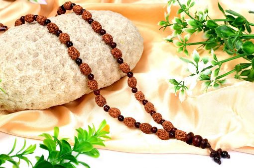 3 Mukhi Mahajwala Mala - Red Sandalwood To releases stress and feeling of victimization