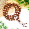 4 Mukhi Rudraksha Brahma Mala - White Spacer