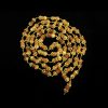 2 Mukhi Rudraksha Moon Mala - Gold