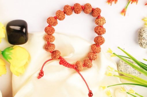 9 Mukhi Rudraksha Durga Bracelet for elevate consciousness and to walk on the path of liberation