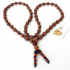 5 Mukhi Brahma Guru Mala with Amethyst to Improves health, vitality and immunity