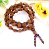 5 Mukhi Brahma Guru Mala with Amethyst to Improves health, vitality and immunity