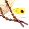 5 Mukhi Brahma Guru Mala with Amethyst to Improves health, vitality and immunity