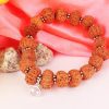 11 Mukhi Rudraksha Ekadash Bracelet - Silver