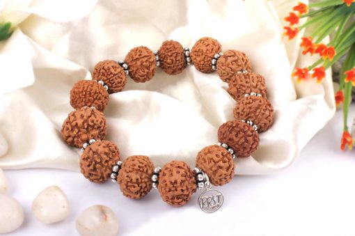 7 Mukhi Rudraksha Mahalaxmi Bracelet - Collector Silver