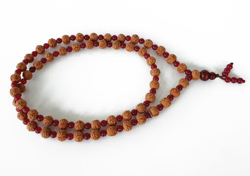 6 Mukhi Mars Mala - Red Agate To eliminating lethargy