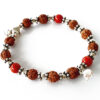 6 Mukhi Rudraksha Mars Bracelet - Coral To eliminating lethargy