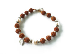 6 Mukhi Rudraksha Mars Bracelet - Pearl To eliminating lethargy