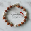 6 Mukhi Rudraksha Mars Bracelet - Pearl To eliminating lethargy