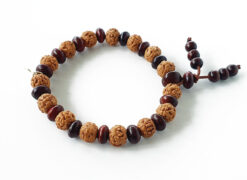 6 Mukhi Rudraksha Mars Bracelet - Red Sandalwood To eliminating lethargy