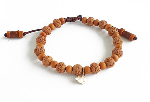 6 Mukhi Rudraksha Mars Bracelet - Sandalwood To eliminating lethargy