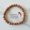 6 Mukhi Rudraksha Mars Bracelet - Silver - For eliminating lethargy and provides the will power courage to face challenges