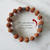 6 Mukhi Rudraksha Mars Double Turn Bracelet - Silver