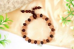 6 Mukhi Rudraksha Mars Bracelet - Red Sandalwood To eliminating lethargy