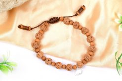 6 Mukhi Rudraksha Mars Bracelet - Sandalwood To eliminating lethargy