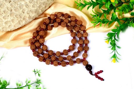 6 Mukhi Mars Mala - Red Agate To eliminating lethargy