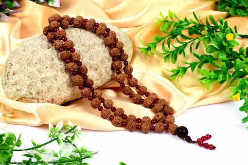 6 Mukhi Mars Mala - Red Agate To eliminating lethargy