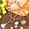 2 Mukhi Rudraksha Mala - Pearl To brings inner bliss and happiness