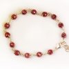 Ruby faceted Bracelet - III