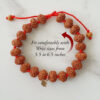 7 Mukhi Mahalaxmi Bracelet - Silk Thread - For positive abundance energy