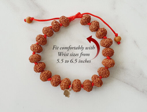 7 Mukhi Mahalaxmi Bracelet - Silk Thread - For positive abundance energy