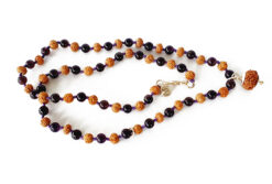 7 Mukhi Mahalaxmi Mala - Amethyst To liberate miseries and bestows abundance